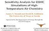 Sensitivity Analysis for DSMC Simulations of  High-Temperature  Air Chemistry