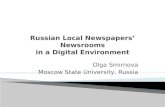 Russian Local Newspapers’ Newsrooms in a Digital Environment