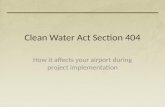 Clean Water Act Section 404