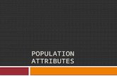 Population Attributes