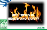 HOT TOPICS IN  HEALTH  AND SAFETY