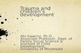 Trauma and children’s development
