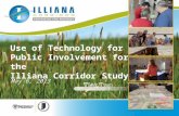 Use of Technology for Public Involvement for the  Illiana Corridor Study
