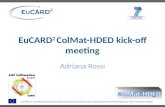 EuCARD 2  ColMat -HDED  kick -off meeting
