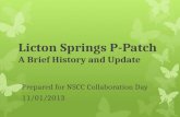 Licton Springs P-Patch A Brief History and Update