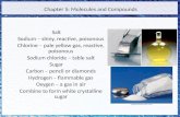 Chapter  5: Molecules and Compounds