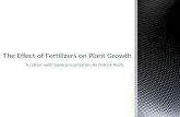 The Effect of Fertilizers on Plant Growth