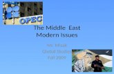 The Middle  East Modern Issues