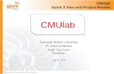 CMUlab Spiral  2 Year-end Project Review
