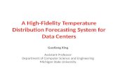 A High-Fidelity Temperature Distribution Forecasting System for Data Centers