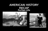AMERICAN HISTORY RECAP