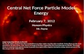 Central Net Force Particle Model Energy