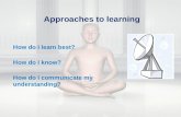 Approaches to learning