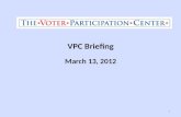 VPC Briefing March 13, 2012