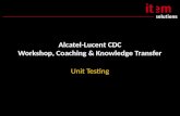 Alcatel-Lucent CDC Workshop, Coaching & Knowledge Transfer