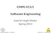 CMPE-013/L Software Engineering