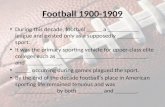Football 1900-1909