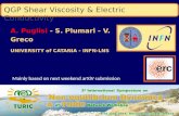 QGP Shear Viscosity & Electric Conductivity