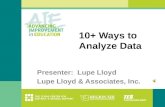 10+ Ways to Analyze Data