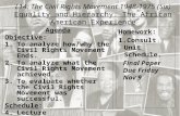 L14:  The Civil Rights Movement 1948-1975  ( Six )