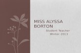 Miss Alyssa Borton