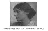 VIRGINIA WOOLF, born  Adeline Virginia Stephen (1882-1941)
