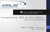 Strengthening PBIS in Your School:  Tier II Interventions