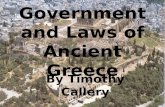 The Government and Laws of Ancient Greece
