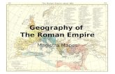 Geography of  The Roman Empire