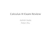 Calculus III Exam Review