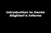 Introduction to Dante Alighieri’s  Inferno