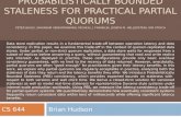 Probabilistically bounded staleness for practical partial quorums