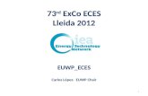 73 rd ExCo  ECES Lleida  2012