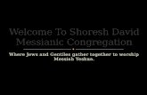 Welcome To  Shoresh  David Messianic Congregation