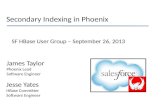 Secondary Indexing in Phoenix