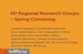 RP Regional Research Groups – Spring Convening