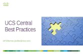 UCS Central Best Practices
