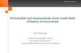 Primordial non- Gaussianity  from multi-field inflation re-examined