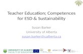Teacher Education; Competences for ESD & Sustainability