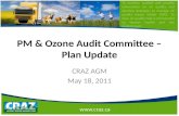 PM & Ozone Audit Committee –Plan Update