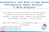 Antibiotics and Risk of New Onset Inflammatory Bowel Disease:  A Meta-Analysis