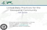 Linked Data Practices for the Geospatial Community