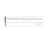 ENE623/EIE 696 Optical Networks