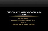 Chocolate War Vocabulary Map