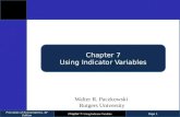 Chapter  7 Using Indicator Variables