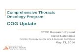 Comprehensive Thoracic Oncology Program:  COG Update