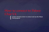 How to connect to Palace Chat V4