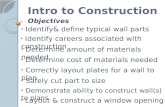 Intro to Construction