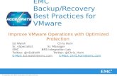 EMC Backup/Recovery Best Practices for VMware
