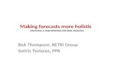 Making forecasts more holistic  – defining a framework for risk analysis